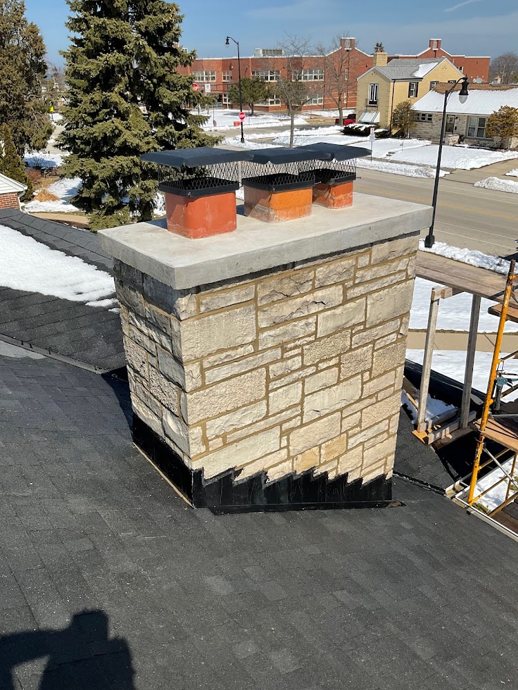 A O Handy Inc Masonry Restoration Chimney & Tuckpointing Repair offering chimney services in Greenfield