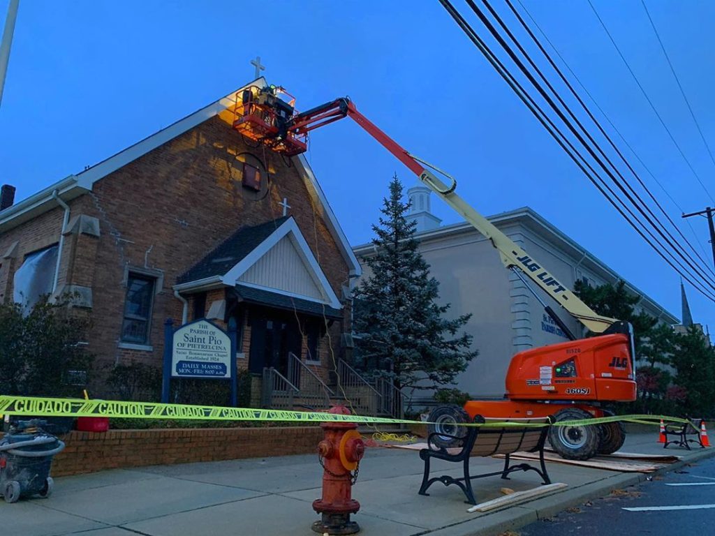 A. Pennacchi & Sons offering chimney services in Hamilton Township