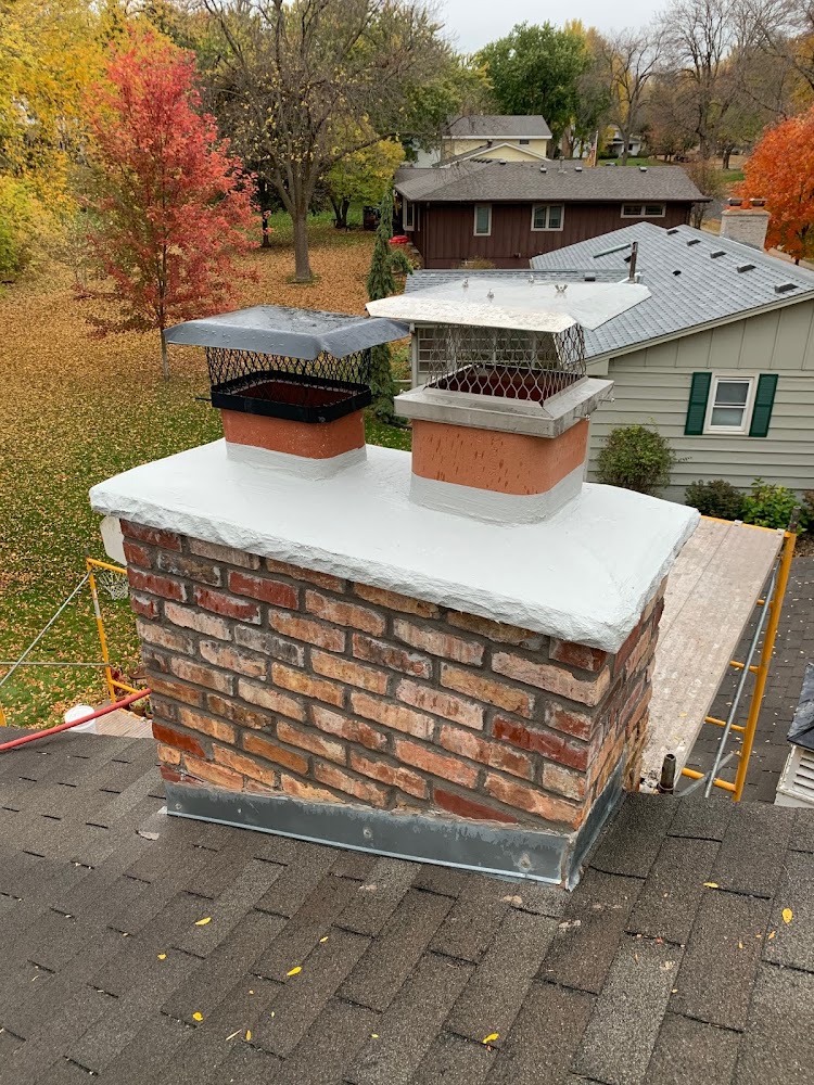 Blue Sky Chimney Sweeps offering chimney services in Eden Prairie
