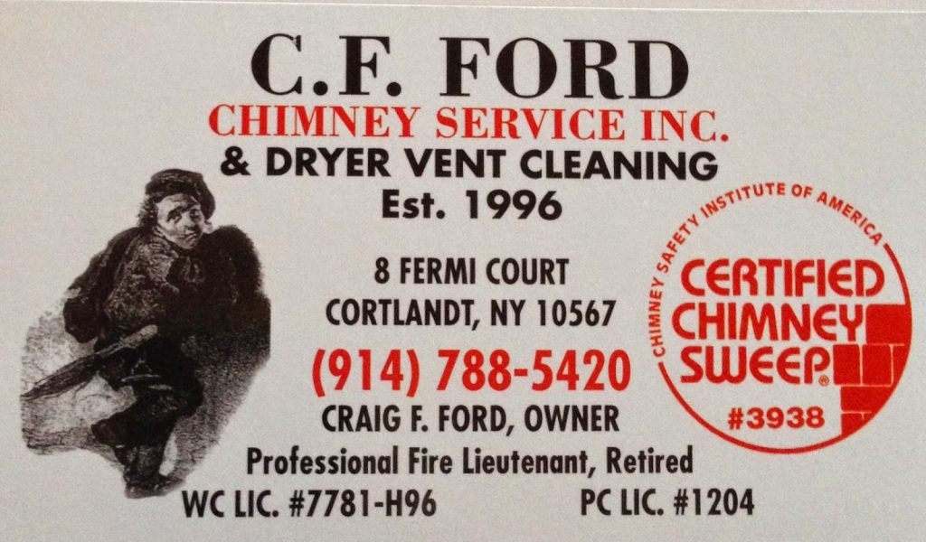 C F Ford Chimney Service Inc offering chimney services in Cortlandt