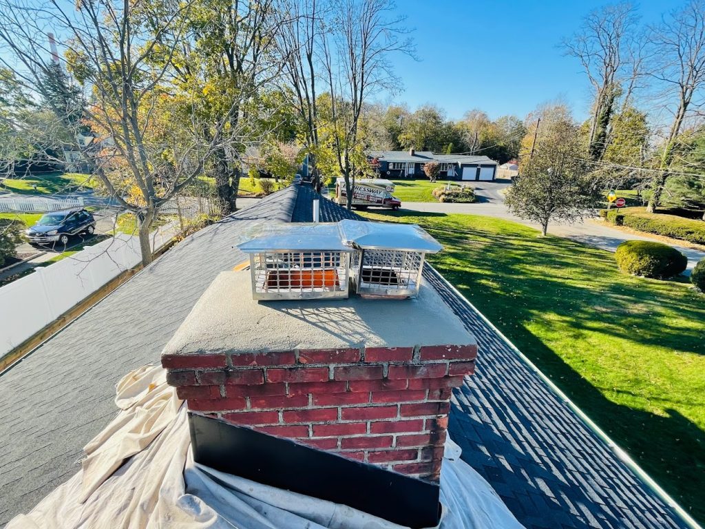 Express Way Roofing offering chimney services in Manorville