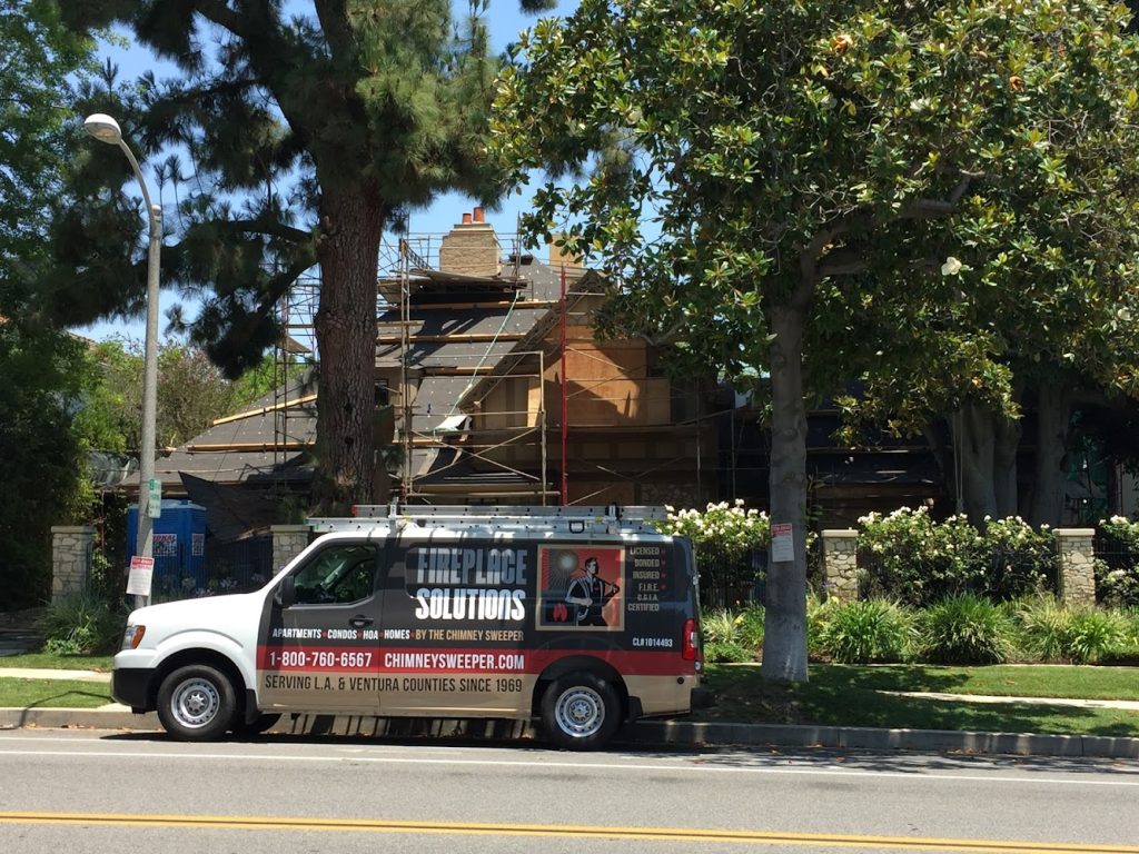 Fireplace Solutions The Chimney Sweeper offering chimney services in Sherman Oaks