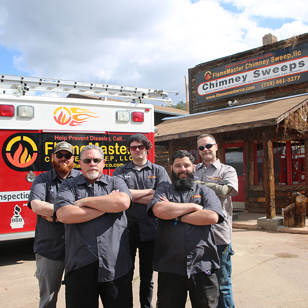 FlameMaster Chimney Sweep LLC offering chimney services in Woodland Park