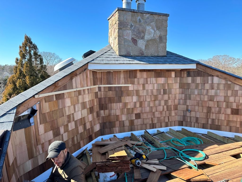 Golden Hands Construction Inc offering chimney services in Southampton