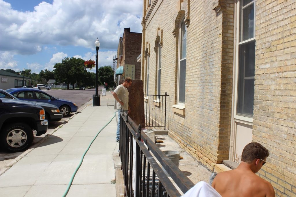 Johnson Building Restoration offering chimney services in North Mankato