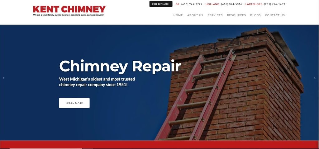 Kent Chimney offering chimney services in Grand Rapids