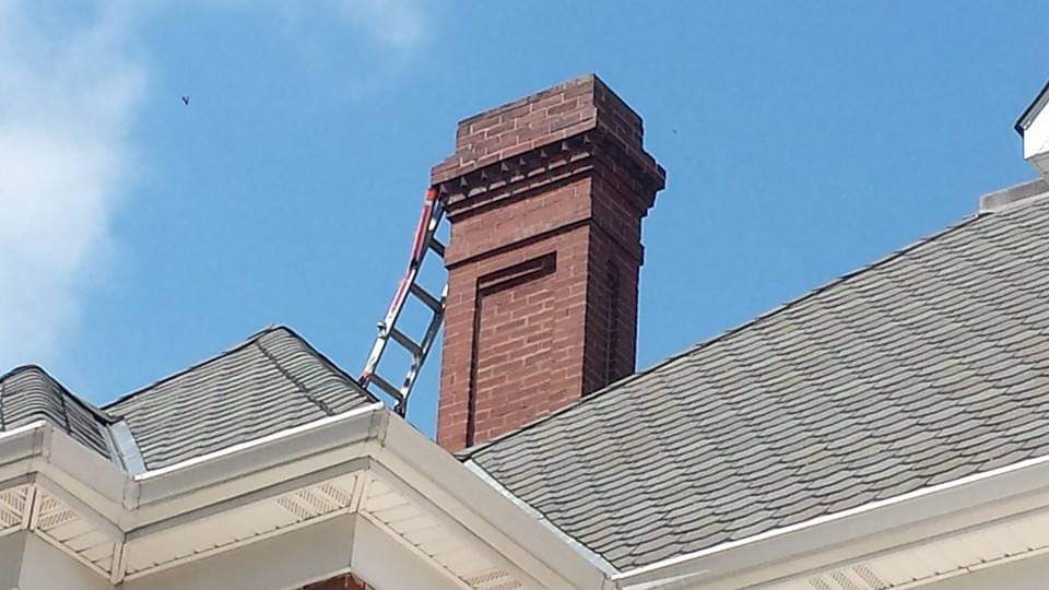 Layman Masonry offering chimney services in Lexington