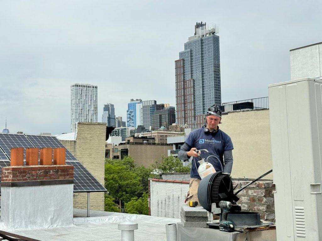MainDuct Inc. offering chimney services in Brooklyn