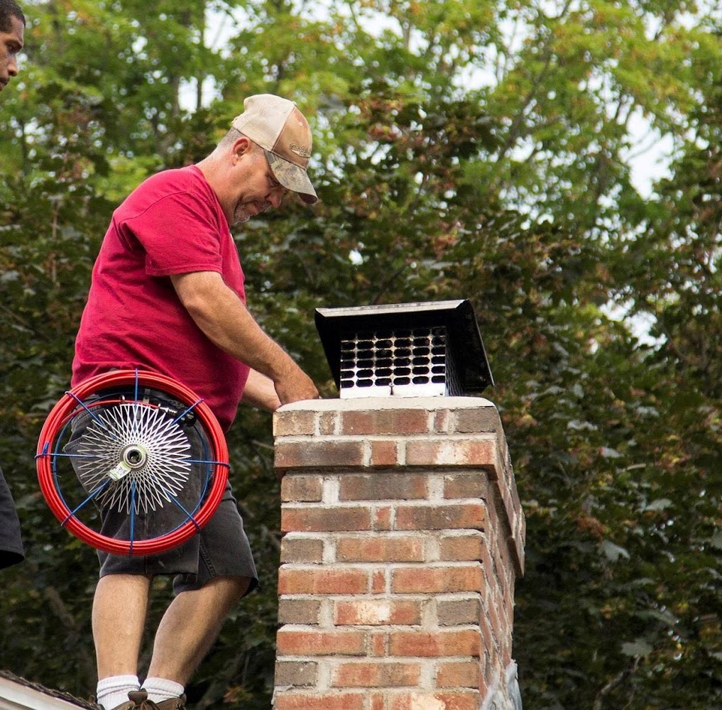 New England Chimney Sweeps And Masonry Inc. Stove And Hearth Shop offering chimney services in Southwick